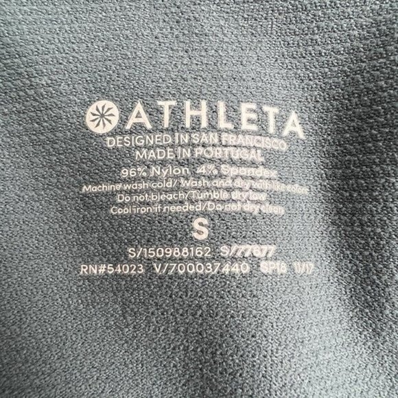 Athleta Women's Speedlight Seamless Tank Size S Green Rouched Sides Long Length - Picture 2 of 8